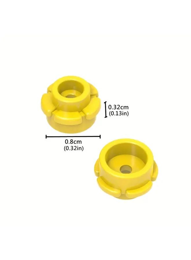 Fluorescent Green 40 Pcs Mini Building Blocks DIY Flower Garden Scene Christmas Gift - Image 3