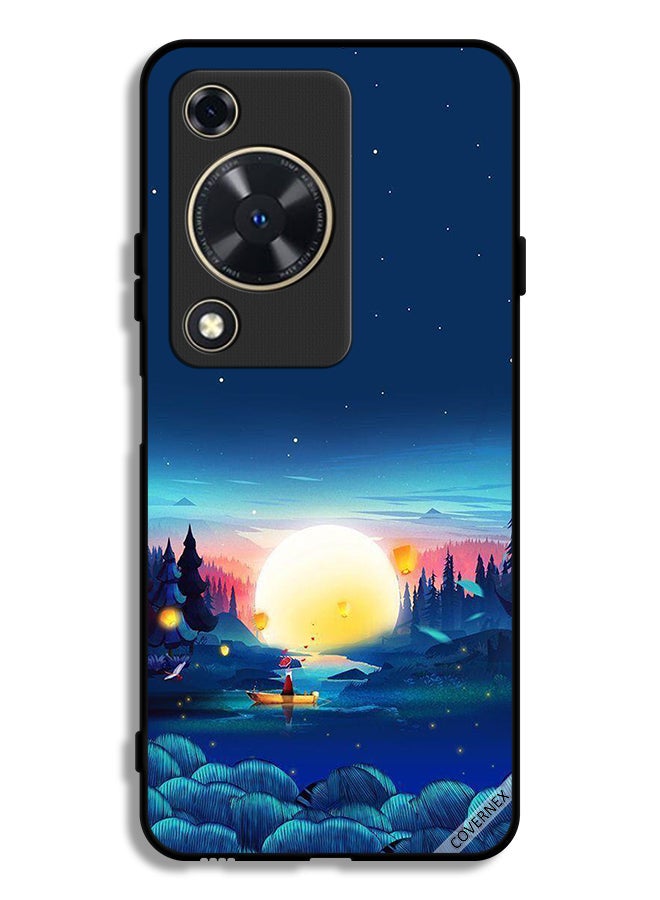 Covernex Huawei Nova Y72S Protective Case Cover Sunset View Paint