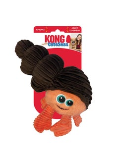 KONG Cuteseas Rufflez Hermit Crab Dog Toy, Super-Squeaky Plush Toy, Soft Textured Ridges, Easy to Grab, Reduces Boredom, Perfect for Cuddling, Fetching, Gentle Play, for Light Chewers, Small/Medium - pzsku/ZB5950C577B66ADB7323FZ/45/_/1738306417/21012efd-7d02-44e1-8b8e-3702c930343f