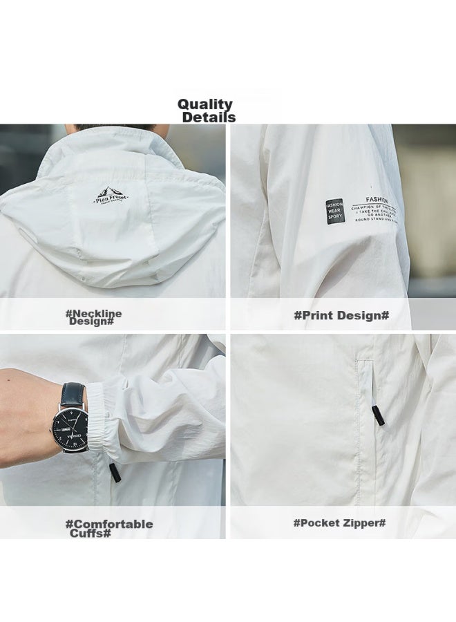 Warrior Ice Silk Sun Protection Jacket For Men, Lightweight Summer Outdoor Sports Jacket, Men'S Sun Protection Clothing, Breathable Quick-Dry Top, Men'S Wear - Image 4