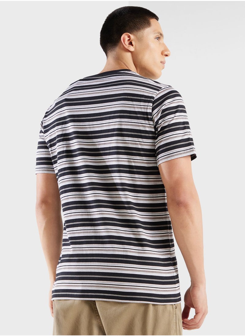 CONVERSE - Striped T-Shirt - Image 1