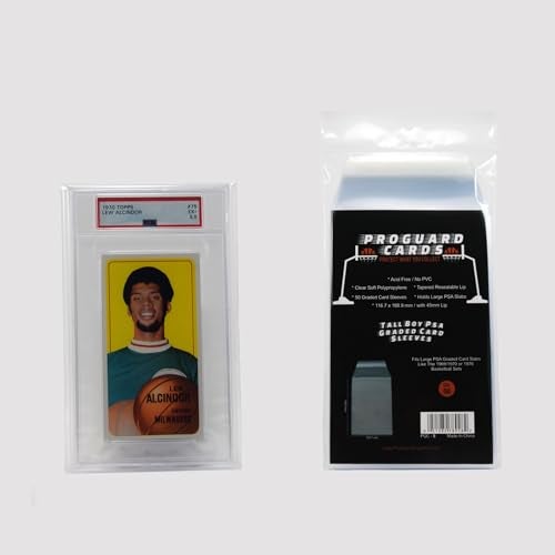 ProGuard Cards Tall Boy PSA Graded Card Sleeves - Holds Large PSA or SGC Slabs - 50 Sleeves per Pack - Image 2