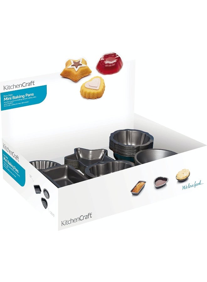 KitchenCraft Non-Stick Assorted Shapes 4 Piece Bakeware - Image 4