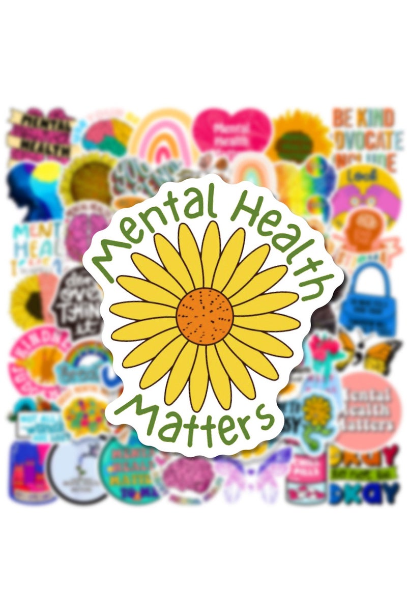 قوس قزح أورينبو ملصقات تحفيزية، 50 قطعة، ملصقات فينيل للصحة العقلية، للأطفال والمراهقين والبالغين، دفتر ملاحظات، زجاجة ماء، سجل قصاصات، مجلة، لوح تزلج، جيتار، ملصقات جمالية مقاومة للماء - Image 5