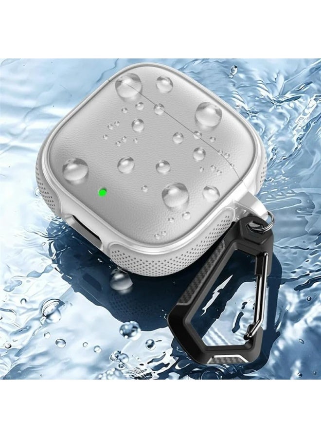 فكرة حافظة بملمس جلدي لسماعات Freebuds SE 3 / SE 2 مزودة بمشبك حبل؛ غطاء مبتكر لصندوق شحن سماعات الأذن مع قفل مدمج لسماعات Freebuds SE3 / SE2 (أسود) - Image 4
