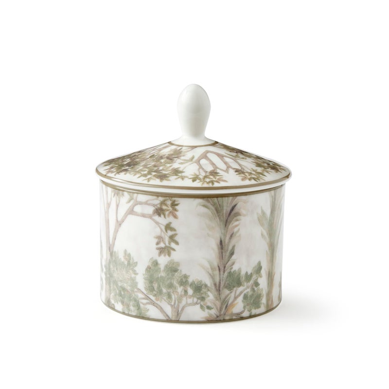 Spode Kit Kemp Tall Trees 10oz Sugar Bowl with Lid | Enchanted Forest Design | Porcelain | Dishwasher and Microwave Safe | For Tea and Coffee | Fabulous Gift | Home & Gathering Use - Image 1