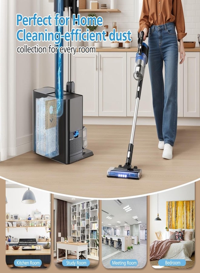 إيزينجو 18 عبوة من أكياس المكنسة الكهربائية لمكنسة يوريكا اللاسلكية NEC490BL، وأكياس الغبار ذاتية التفريغ من Stylus Elite - Image 5