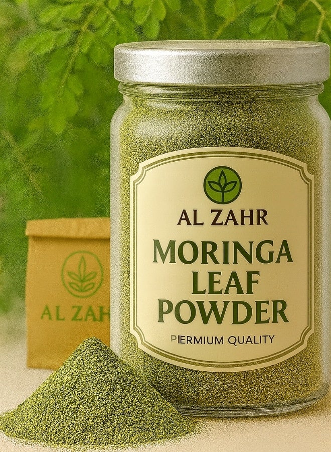 Zahr AL ZAHR Moringa Leaf Powder – 100% Natural & Organic Plant Growth Booster – Rich in Nutrients for Soil & Plant Health - Image 1