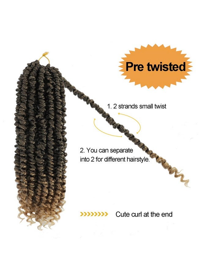 فوريفري شعر باشن تويست 10 بوصة شعر كروشيه باشن تويست 9 حزم شعر كروشيه ملتوي مسبقًا للنساء السود، شعر كروشيه باشن تويست مسبقًا T27 - Image 3
