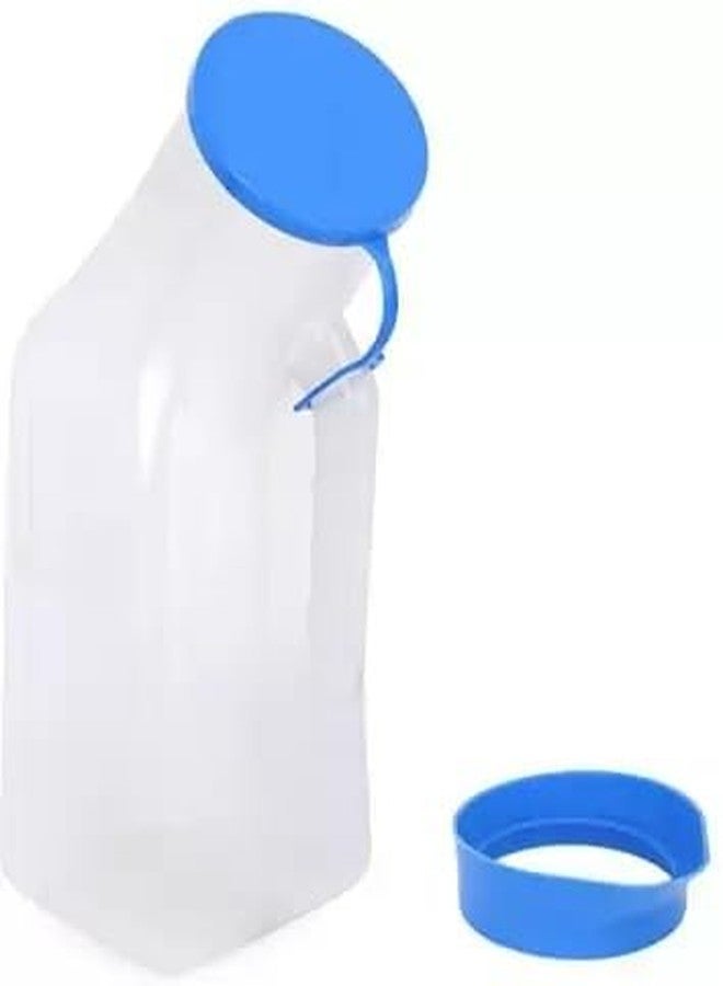 VATS Urine Pot for Unisex Men And Women for Bed Patient - Unisex Polypropylene Autoclavable Urinal Pot - Medical Grade Plastic Urine Collector with Cap and Lid - White, 1000ml - Image 5