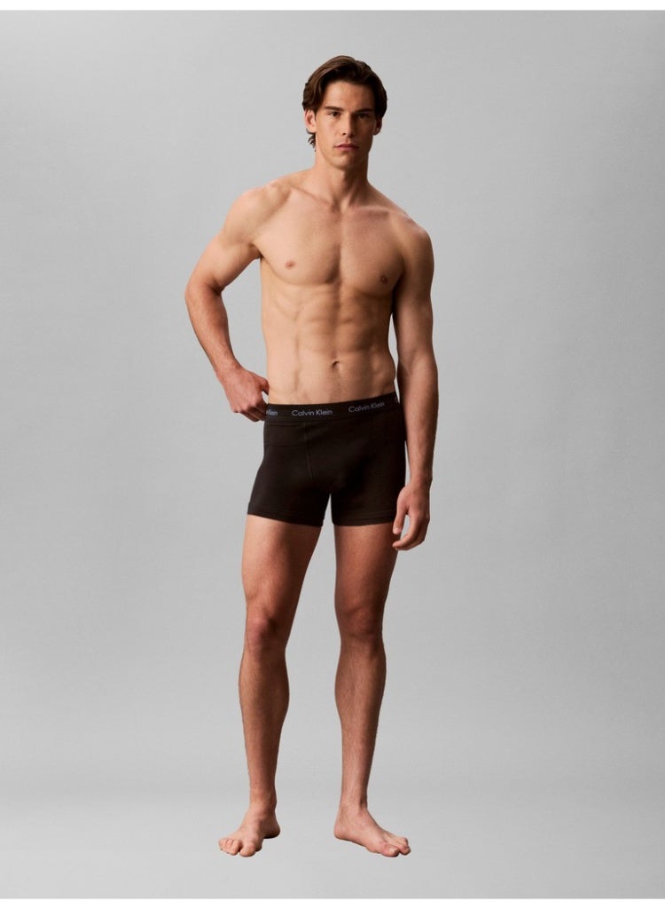 CALVIN KLEIN 3 Pack Trunks - Cotton Stretch - Image 5