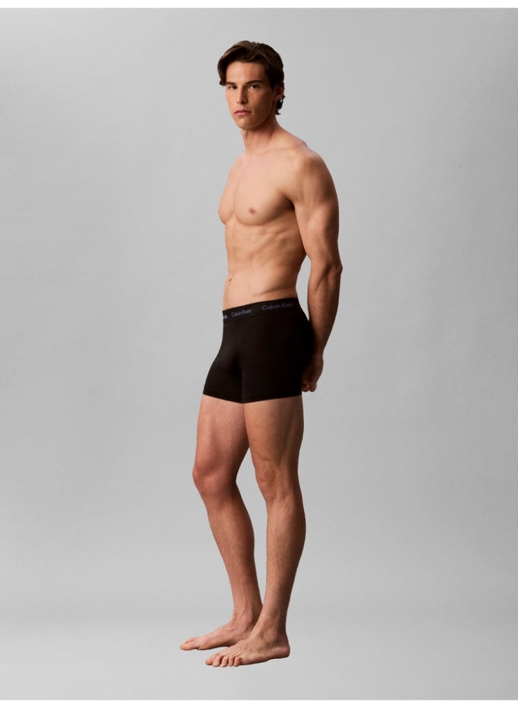 CALVIN KLEIN 3 Pack Trunks - Cotton Stretch - Image 4