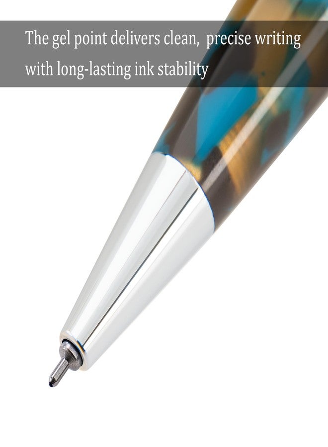 Conklin All American Gel Pen Southwest Turquoise | Luxury Gel Pen with Refillable Ink | Vibrant Design, Smooth Writing, Premium Quality - Image 5