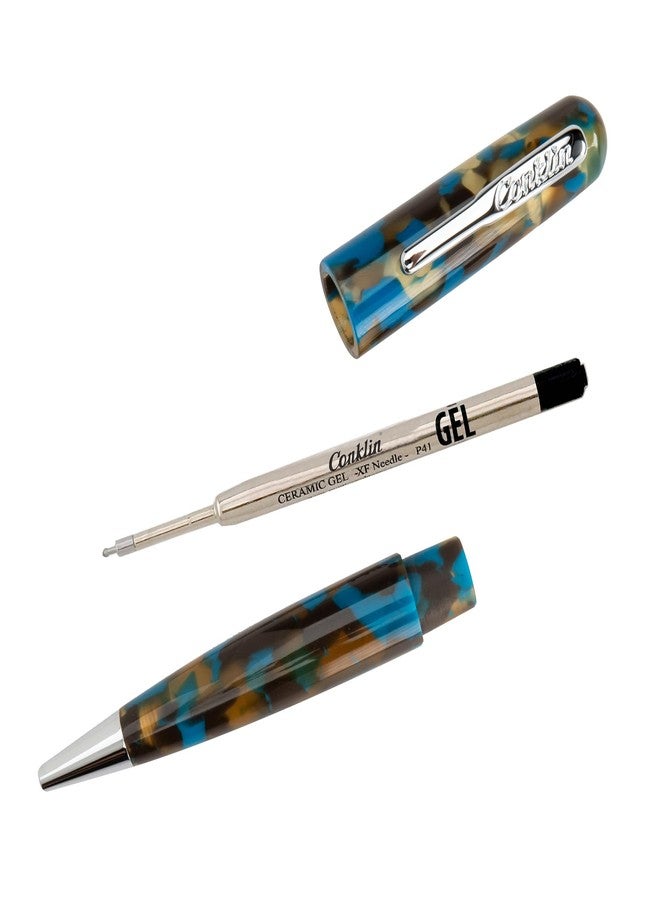 Conklin All American Gel Pen Southwest Turquoise | Luxury Gel Pen with Refillable Ink | Vibrant Design, Smooth Writing, Premium Quality - Image 3
