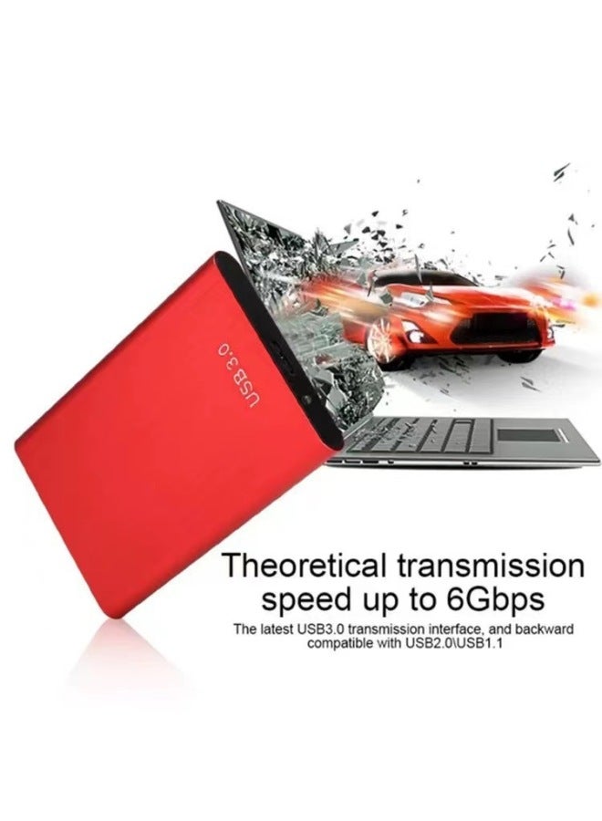 Mobile Hard Disk 1T2T 500g External Hard Disk 2.5 Inch USB3.0 High-speed Compatible MAC 320g-Capacity:500GB-Interface:USB3.0 Black - Image 4