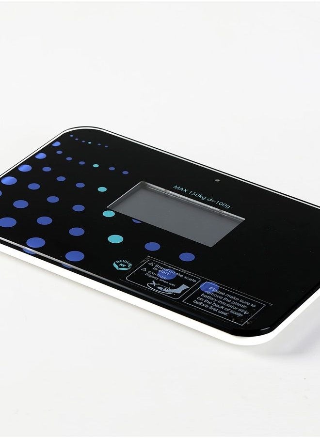 NEWLINE NY NewlineNY Auto Step On Super Mini Travel Bathroom Scale, 5.25" x 8.5" SBB0638SMTW (Trendy Wave)  - Image 1