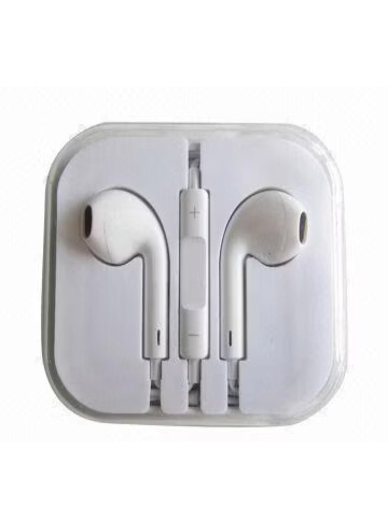 سمارت لينك سماعات أذن سلكية مع ميكروفون لأجهزة آيفون 5/5G من آبل، لون أبيض - Image 3