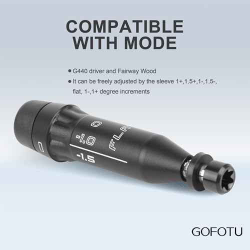 Gofotu Gofoto .335 Tip Golf Shaft Adapter Sleeve Compatible with Ping G440 /440K Driver Right Hand (1pcs.) - Image 4