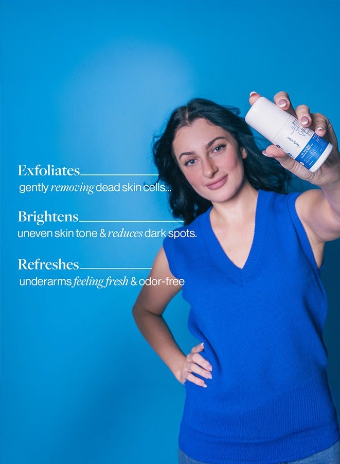 Be Bodywise 4% Aha Bha Underarm Roll On | With 2% Lactic Acid 1% Mandelic Acid 1% Salicylic Acid | Prevents Odour Reduces Pigmentation | Aqua  - Image 2