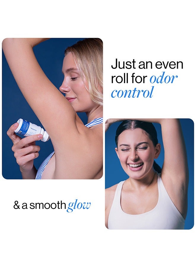 Be Bodywise 4% Aha Bha Underarm Roll On | With 2% Lactic Acid 1% Mandelic Acid 1% Salicylic Acid | Prevents Odour Reduces Pigmentation | Aqua  - Image 4