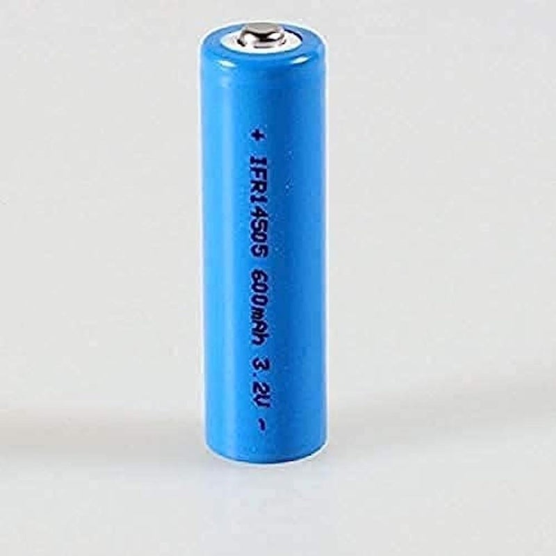 Li-ION IFR 14505-600 MA AA, 3.2 V, Button Top, Iron Pospate, Flat Solar2pcs