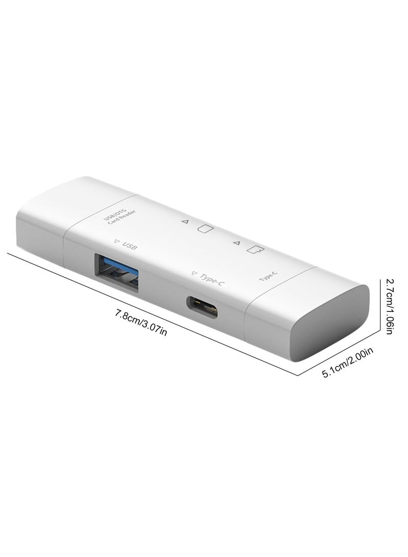 Usb Card Reader, Memory Card Adapter, Usb C to Micro S.d Card Adapter, Memory Card Reader, Usb3.0 Tf Memory Card Otg Typec Multi-Function Card Reader Compatible withh Os/linux and Other Systems