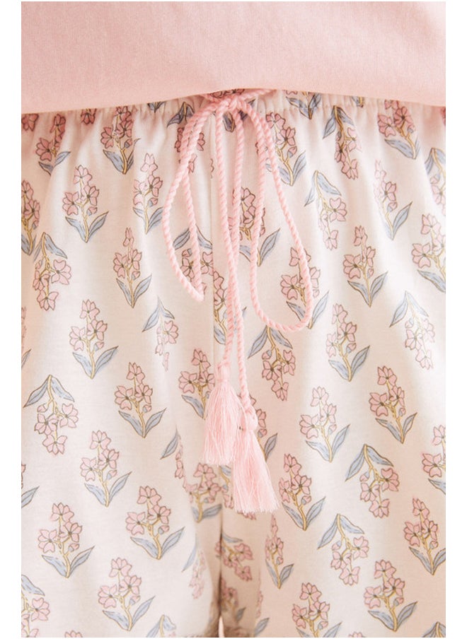 women'secret - Short pajamas with knotted back - Image 1