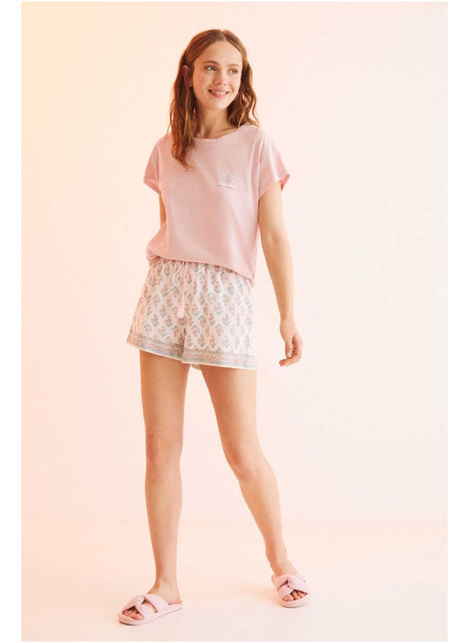 women'secret - Short pajamas with knotted back - Image 1