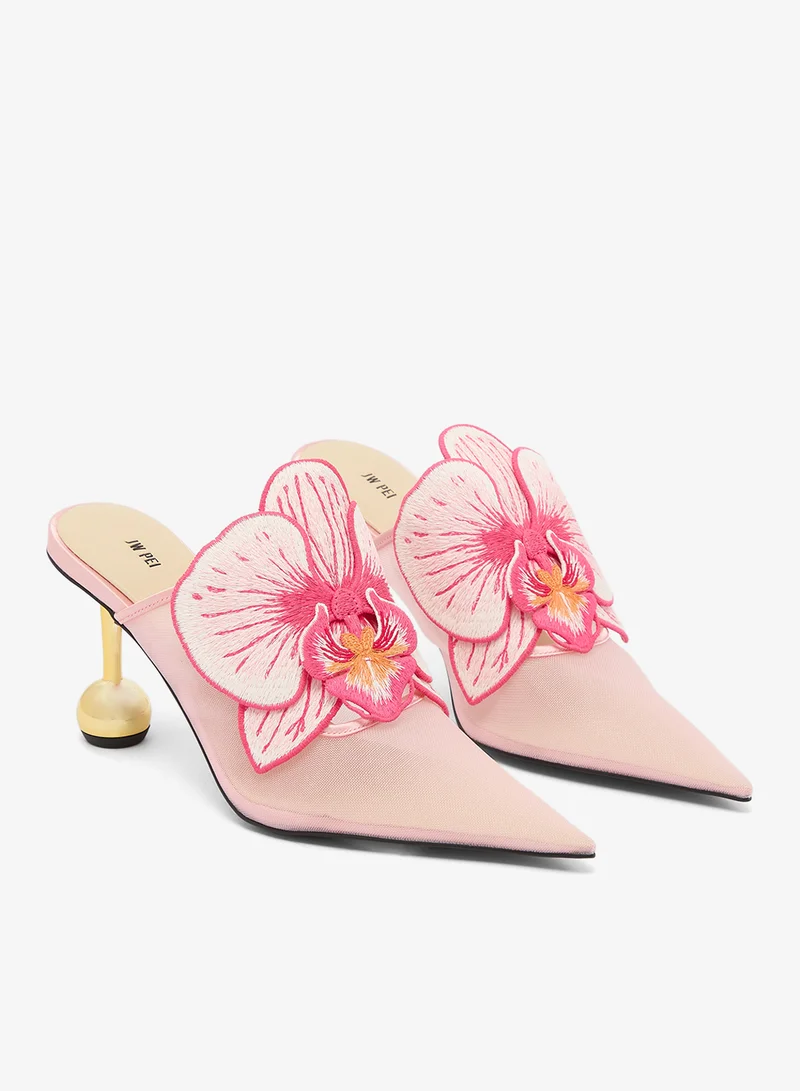 Jw Pei Sofia Orchid Sphere Heels