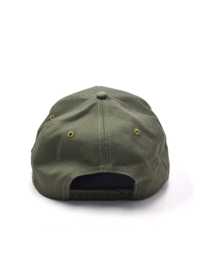 Fighter Gifts Wolf Green Full Fabric Head Cap - Image 4