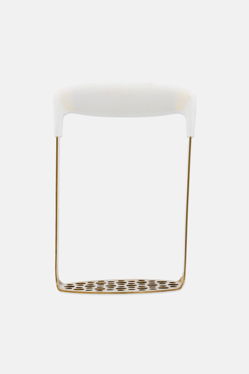 COOK WITH COLOR Stainless Steel Potato Masher, Gold - Image 2