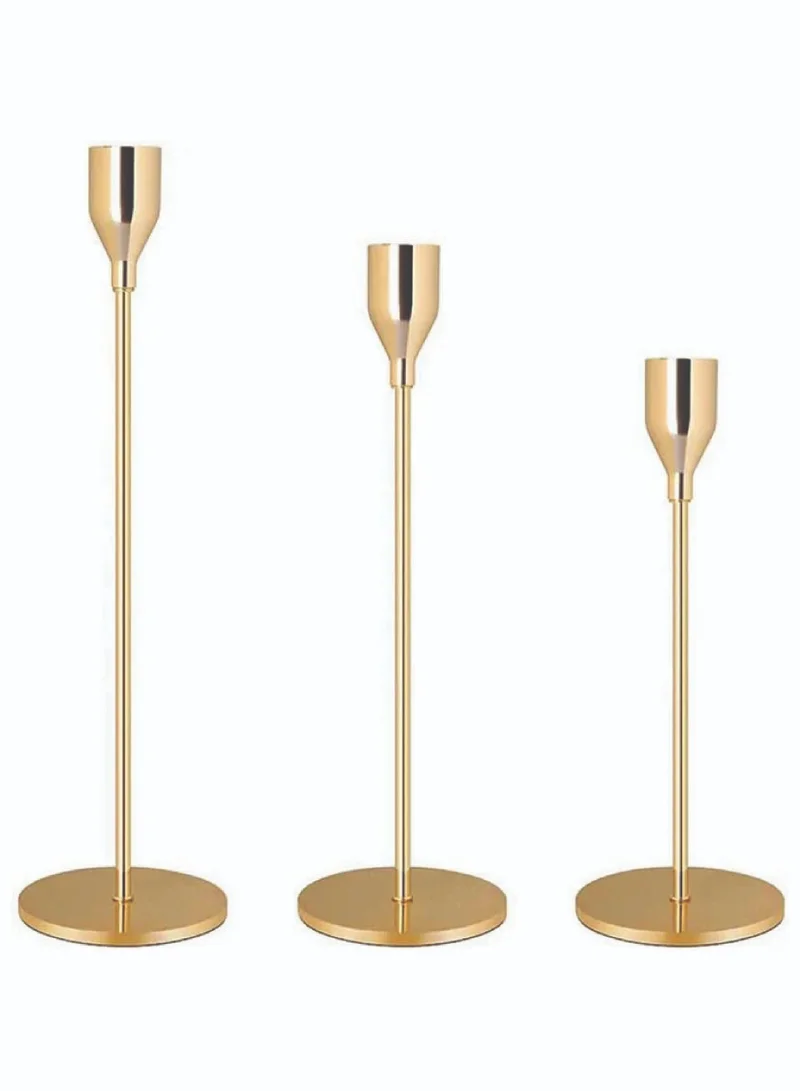 Lunass Gold Candleholder Set