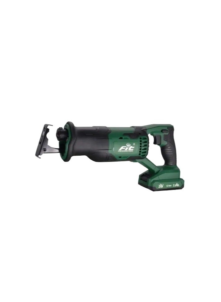 FIT 20V Lithium Cordless Front Saw + 2x2Ah Batteries & Fast Charger