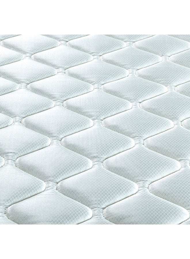 DANUBE HOME Novilla 3 Zone Pocket Spring With Side Foam Encased Mattress | Medium Firm Feel | Single Mattress | Spine Balance For Pressure Relief|W120xL200 cm|Thickness 20cm-Grey/White - Image 4