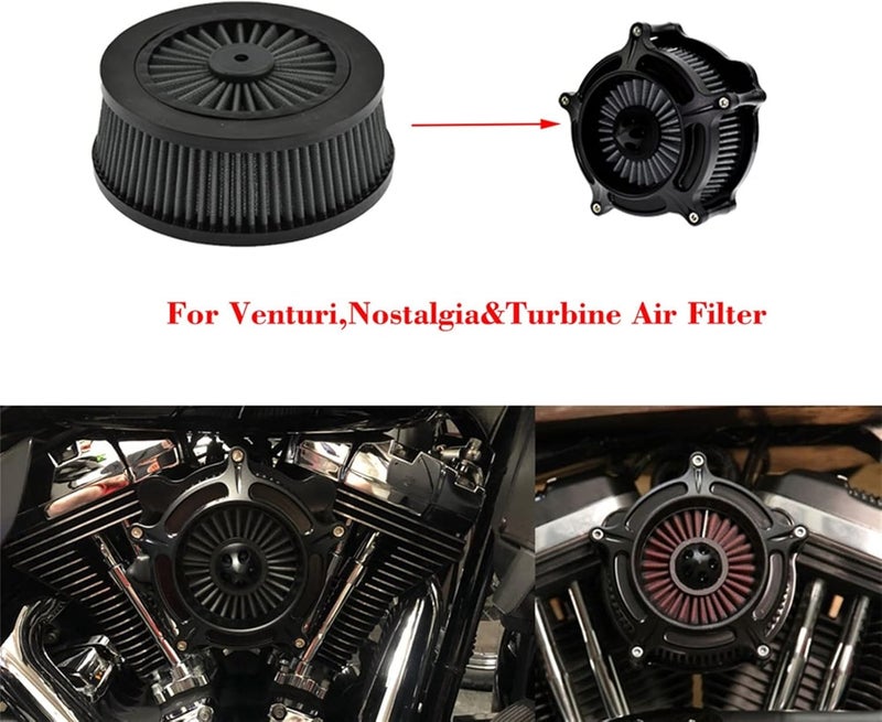 Wivplex Motorcycle Air Filter Element for Harley Models - Image 3