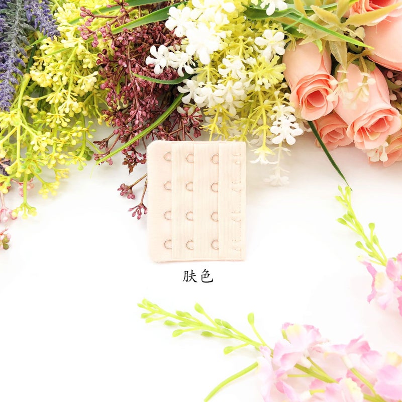 Generic [Stainless steel] small four-row buckle 6.3cm wide bra extension buckle underwear extension buckle small 3-row 4 buckle no packaging Other Colors - Image 4