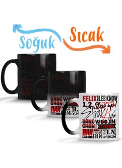 Print Shop Stray Kids Font Collage Magic Mug Porcelain