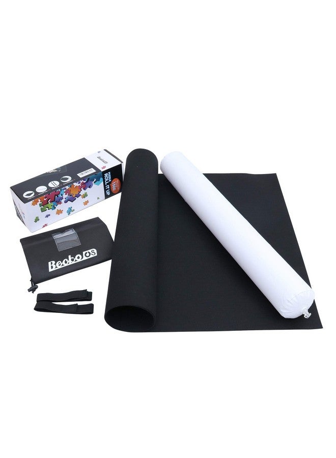 Becko US Becko US Puzzle Mat Roll Up with Drawstring Storage Bag, Felt Rollup Mat for Easy Transport & Storage, Portable Puzzle Board Puzzles Saver Keeper for Jigsaw Puzzles Up to 1500 Pieces  - Image 5