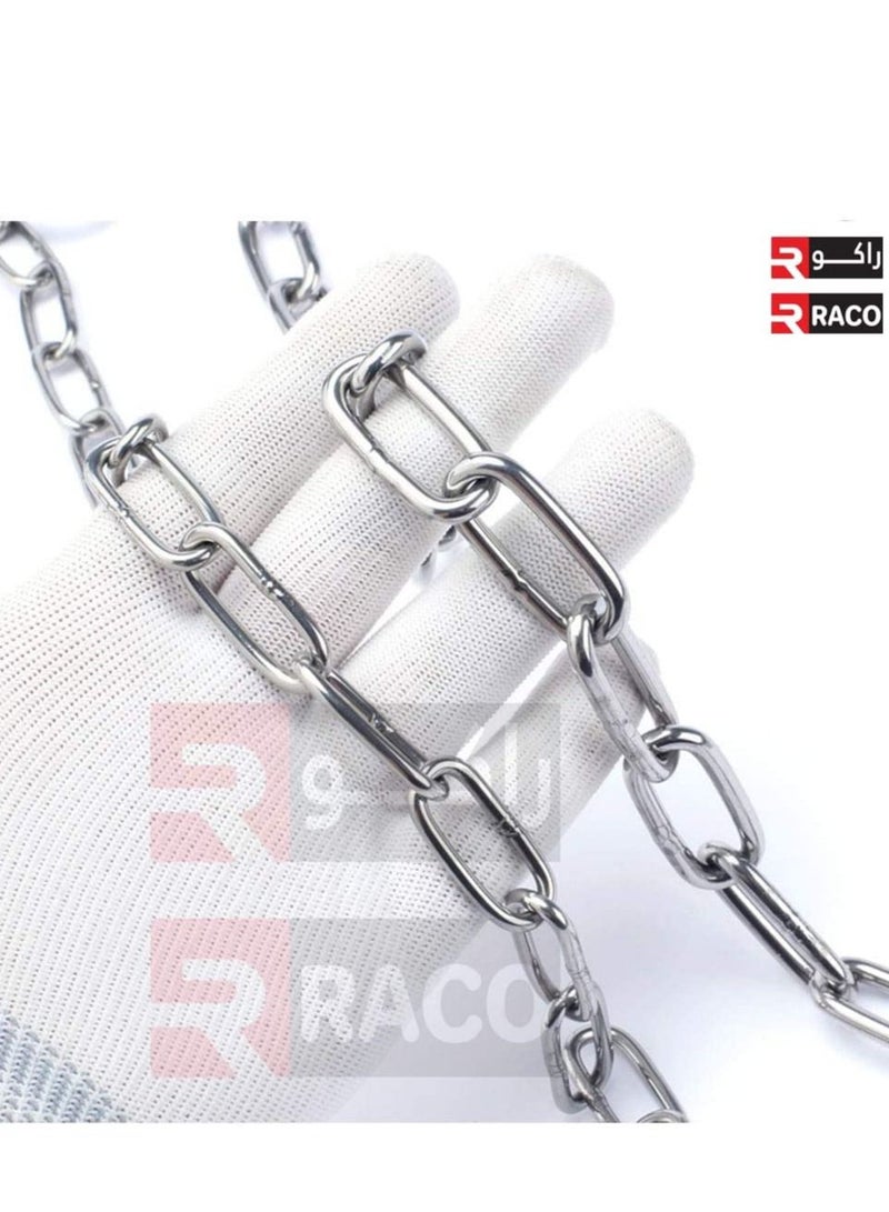 RACO Multipurpose Heavy Duty GI Chain 4 KG 8 MM 3.5 METER  - Image 2
