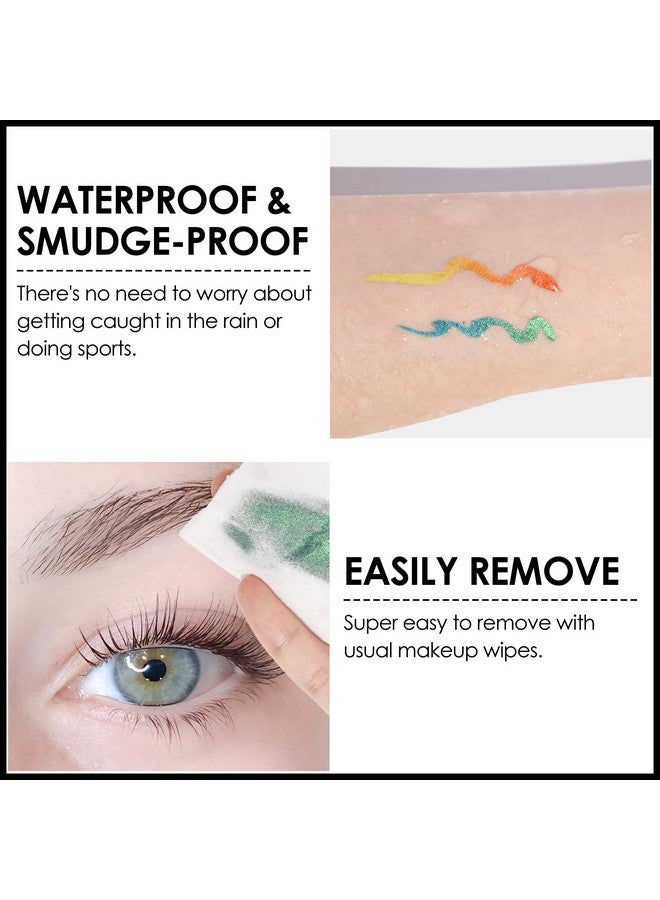 FOCALLURE Chameleon Liquid Eyeliner,Intense Color Shifting Eyeliner Pen,Metallic Multireflective Finish,Waterproof,Smudgeproof,Ultrafine Tip,Metal Love - Image 5