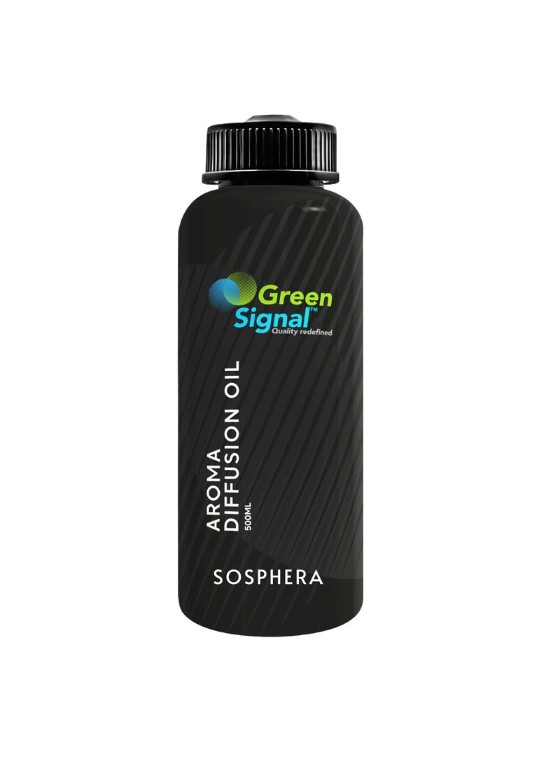 Green Signal Diffuser Aroma Oil – 500ml – Premium Sosphera Fragrance Oil – Elegant & Long-Lasting Scent  - Image 1