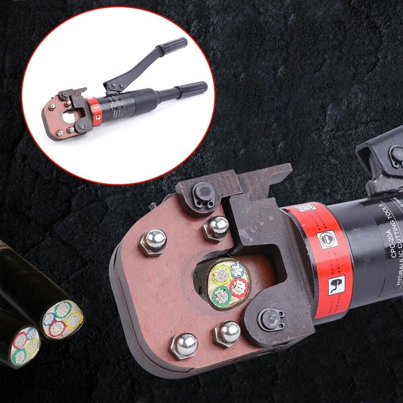 Nutronics Nutronics CPC20A Hydraulic Cable Cutter Metal Wire Cutting Wire Shear Scissor Tool Bolt Cutter Heavy Duty 6T for Steel RopeCopper WireAluminum WireArmour Cable 420mm  - Image 4