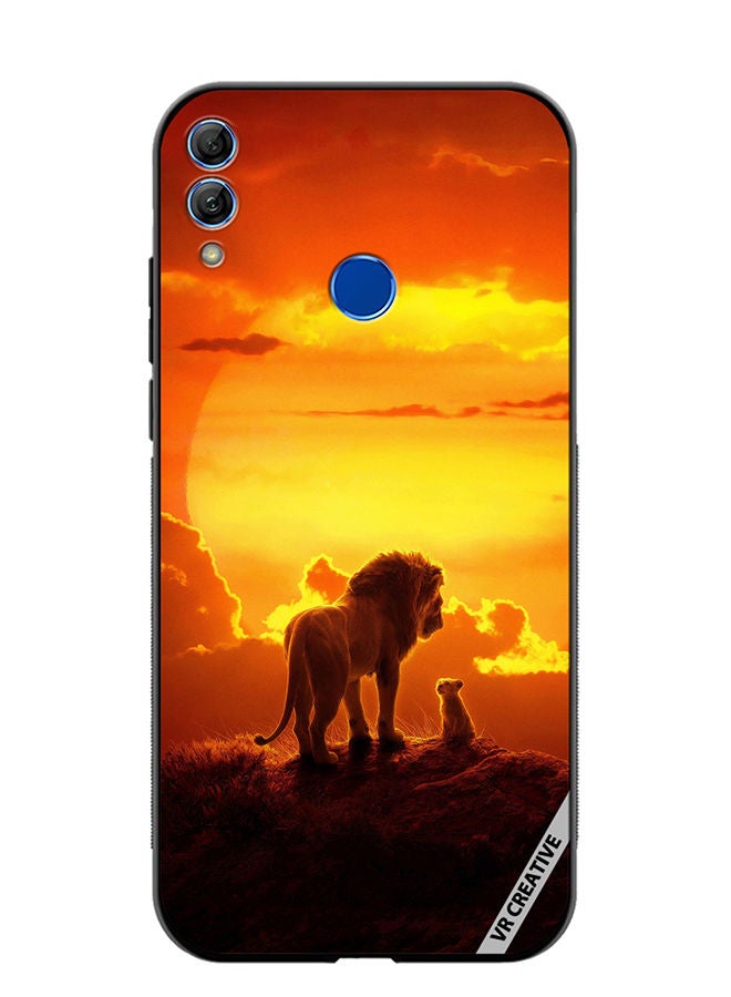 Protective Case Cover For Honor 10 Lite The Lion King Design Multicolour