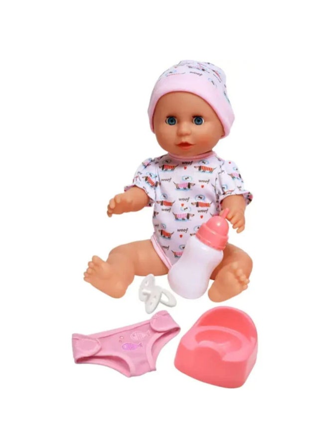 دولز وورلد بيبي بوووهوو دمية باكية تشرب وتبللل نفسها ألوان متعددة 38 سم PKN78404 - Image 1