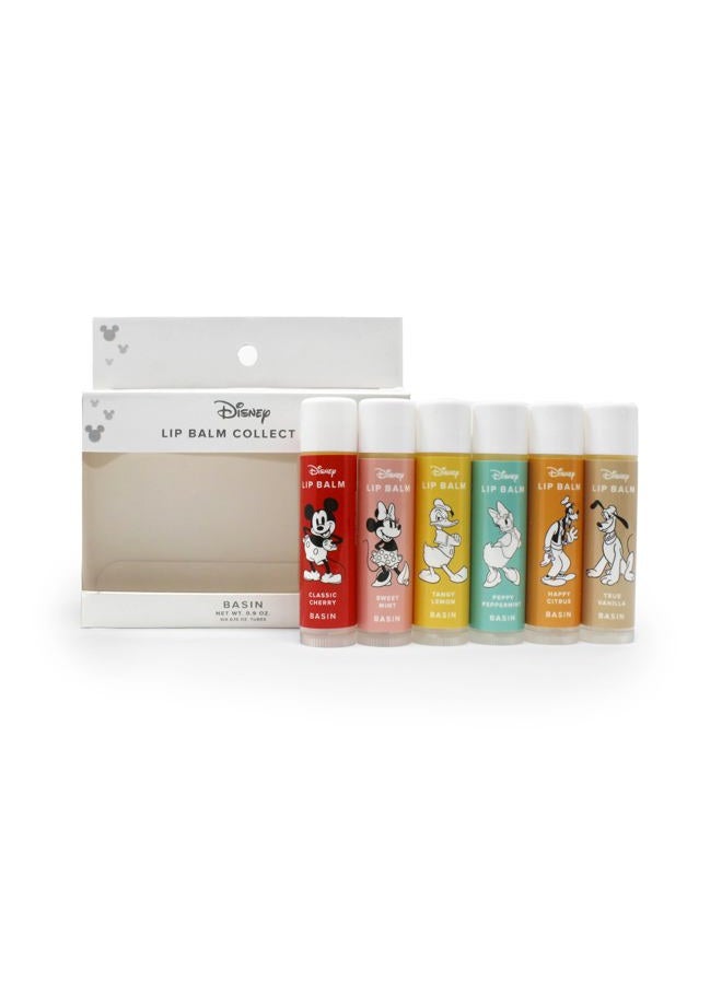 BASIN Disney Mickey Mouse & Friends Lip Balm Collection | 6 Pack Classic Flavors (Cherry, Mint, Lemon, Peppermint, Citrus, Vanilla) | Organic Clean Beauty, Official Disney, Made in USA - Image 5