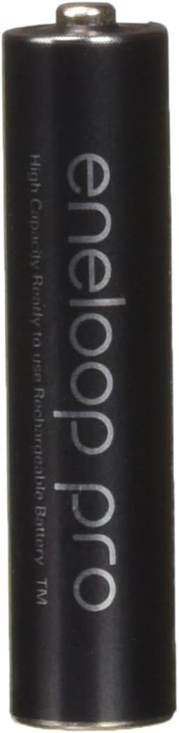 eneloop Eneloop 4 Panasonic Pro AAA 950mAh Min 900mAh High Capacity NiMH PreCharged Rechargeable Batteries with Battery Holder 