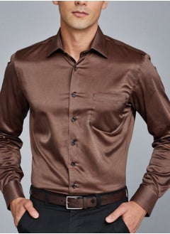 CALZADO CALZADO SHIRT GR2019- Elevate Your Style with Our Premium Satin Full-Sleeve Shirt  - Image 2