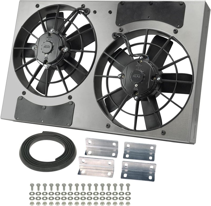 Derale Performance 16831 High Output Dual Radiator Fan Assembly - Image 4
