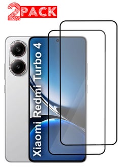 CATANES Xiaomi Redmi Turbo 4 3D 2Packs Full Coverage Screen Protector Ultra HD Scratch Resistant Bubble-Free  - Image 1