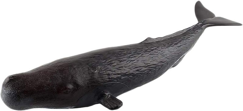 klarako Sea Creature Toys Ocean Sea Animal Whale Figurines for Toddlers Kids Christmas Birthday Gift Plastic Whale Figures Set, 4 Styles  Black, Sperm Whale - Image 3